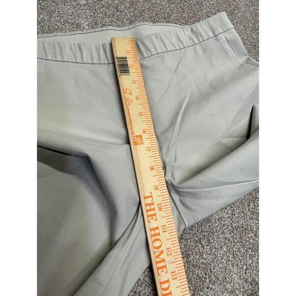 J. Jill womens essential slim ankle pants sz 8 cream stretch casual trouser - Picture 7 of 12